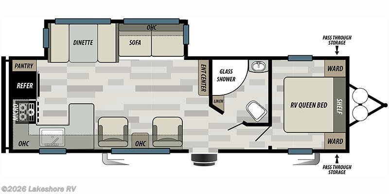 2021 Forest River Wildwood West 27RKS - Used Travel Trailer For Sale by Lakeshore RV in Muskegon, Michigan