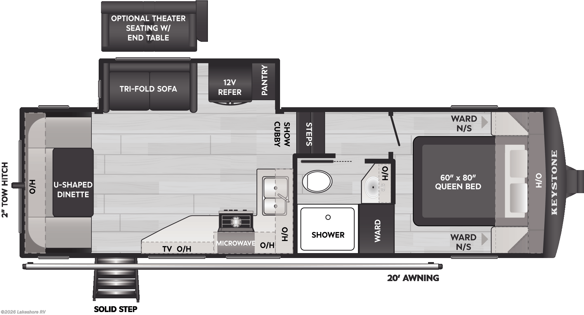 2026 Keystone Arcadia Select 25SRD - New Fifth Wheel For Sale by Lakeshore RV in Muskegon, Michigan