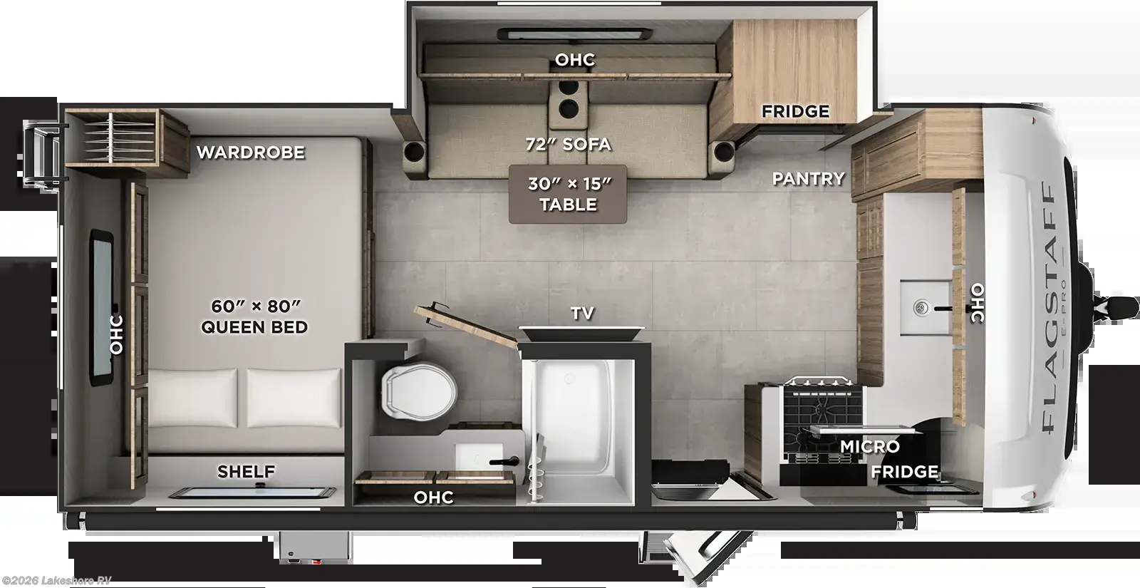 2027 Forest River Flagstaff E-Pro E201SFK - New Travel Trailer For Sale by Lakeshore RV in Muskegon, Michigan