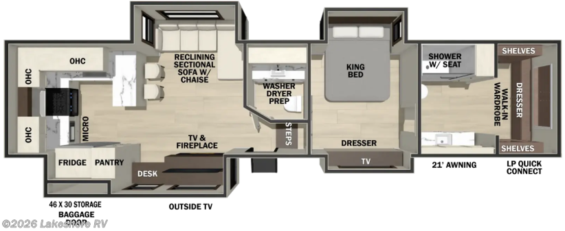 2027 Forest River Cedar Creek 385RK - New Fifth Wheel For Sale by Lakeshore RV in Muskegon, Michigan