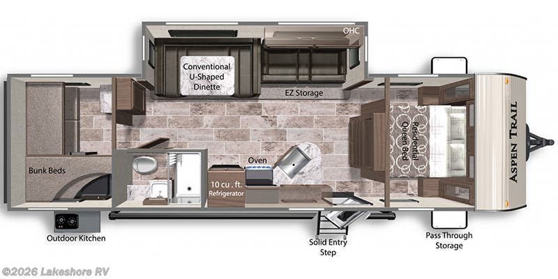 2021 Dutchmen Aspen Trail 2910BHS - Used Travel Trailer For Sale by Lakeshore RV in Muskegon, Michigan