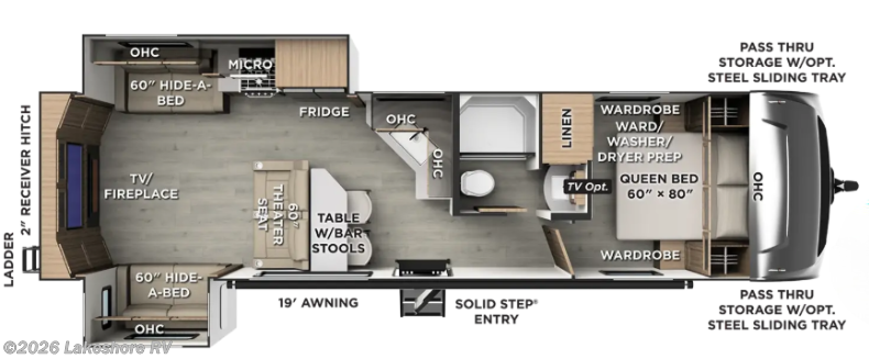 2027 Forest River Flagstaff Super Lite 29FBRL - New Travel Trailer For Sale by Lakeshore RV in Muskegon, Michigan