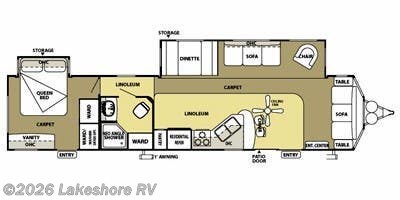 2013 Forest River Wildwood DLX 39FDEN - Used Destination Trailer For Sale by Lakeshore RV in Muskegon, Michigan