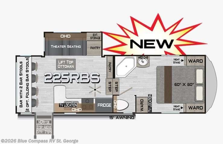 2026 Northwood Arctic Fox Rapid 225RBS - New Fifth Wheel For Sale by Blue Compass RV St. George in Hurricane, Utah