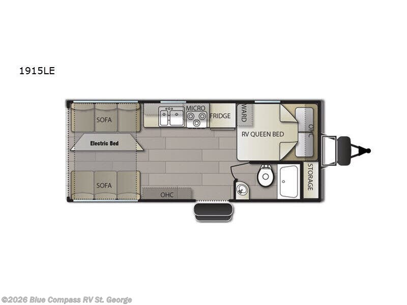 2019 Pacific Coachworks Powerlite 18MX - Used Toy Hauler For Sale by Blue Compass RV St. George in Hurricane, Utah