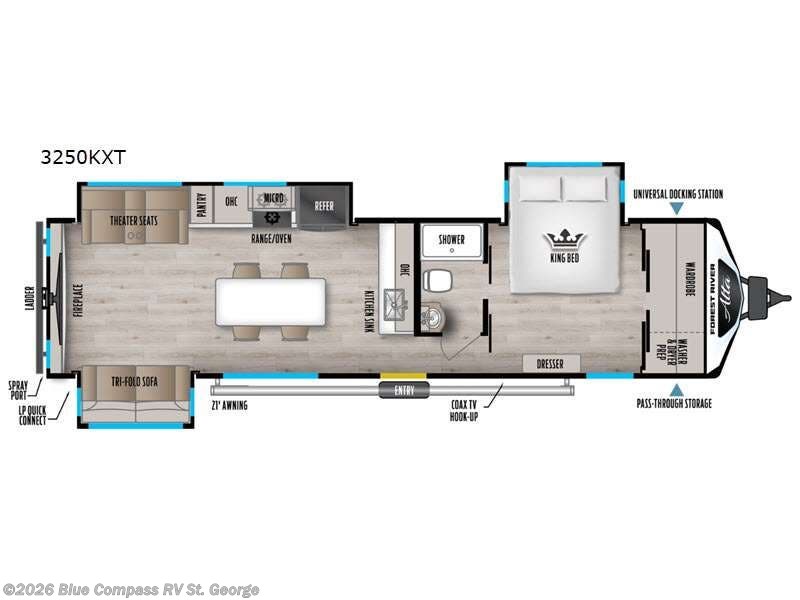 2026 East to West Alta 3250KXT - New Travel Trailer For Sale by Blue Compass RV St. George in Hurricane, Utah features Slideout