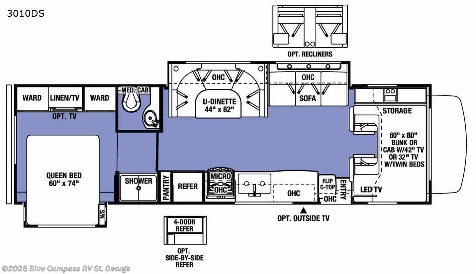 2017 Forest River Sunseeker 3010DS Ford - Used Class C For Sale by Blue Compass RV St. George in Hurricane, Utah features Slideout