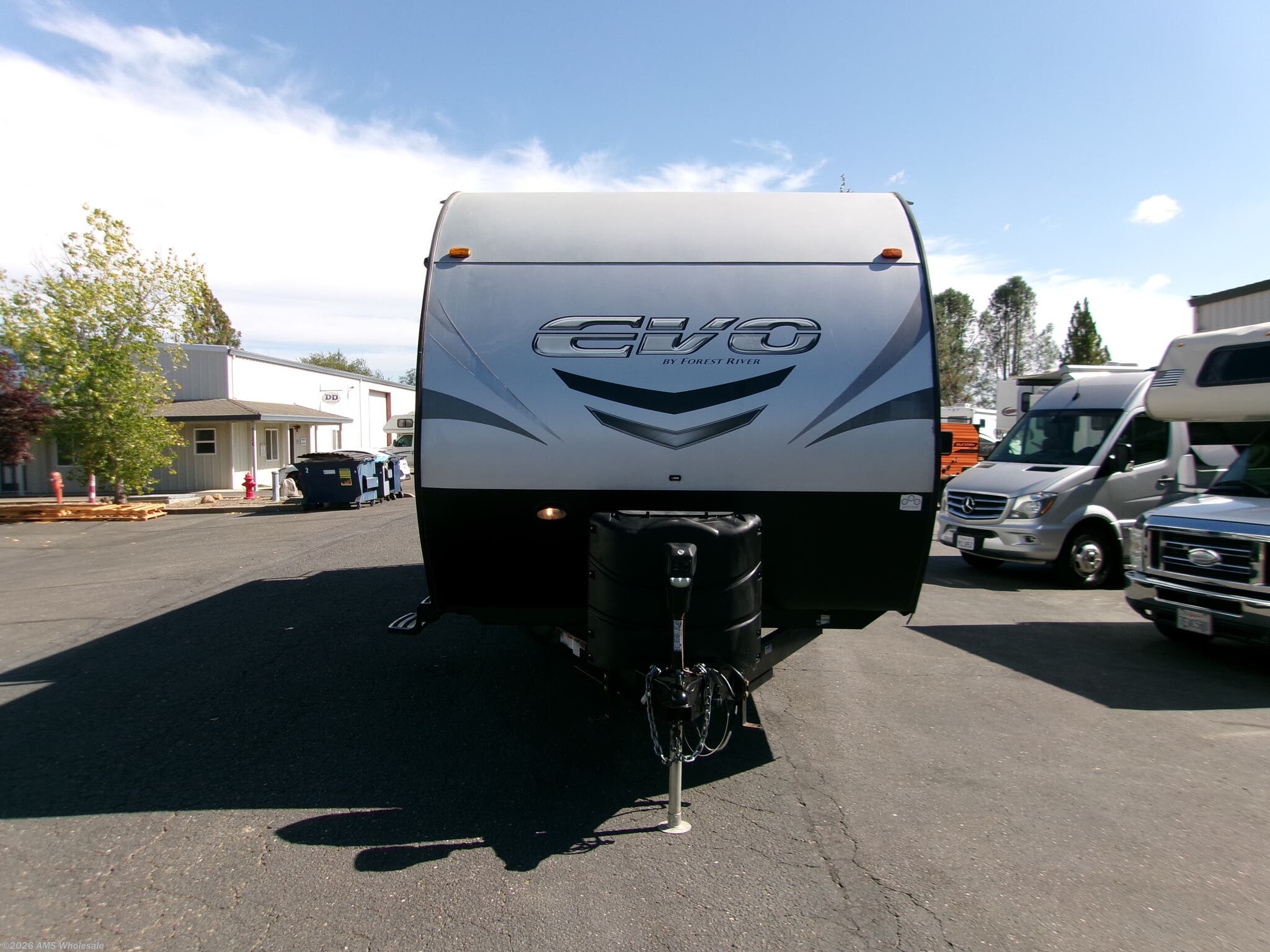2020 Forest River EVO 2460 - Used Travel Trailer For Sale by AMS Wholesale in Placerville, California features Furnace, TV, Kitchen Sink, U-Shaped Dinette, Stabilizer Jacks
