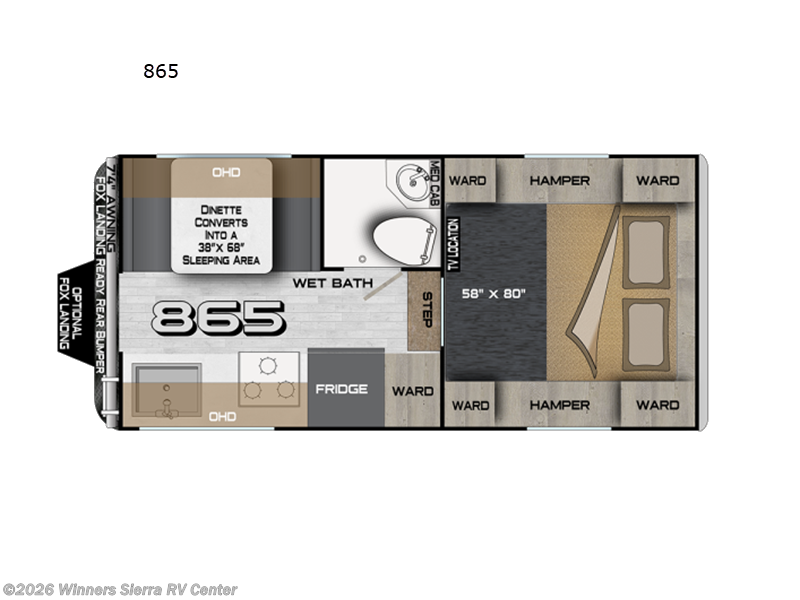 2026 Northwood Arctic Fox Camper 865 - New Truck Camper For Sale by Winners Sierra RV Center in Colfax, California