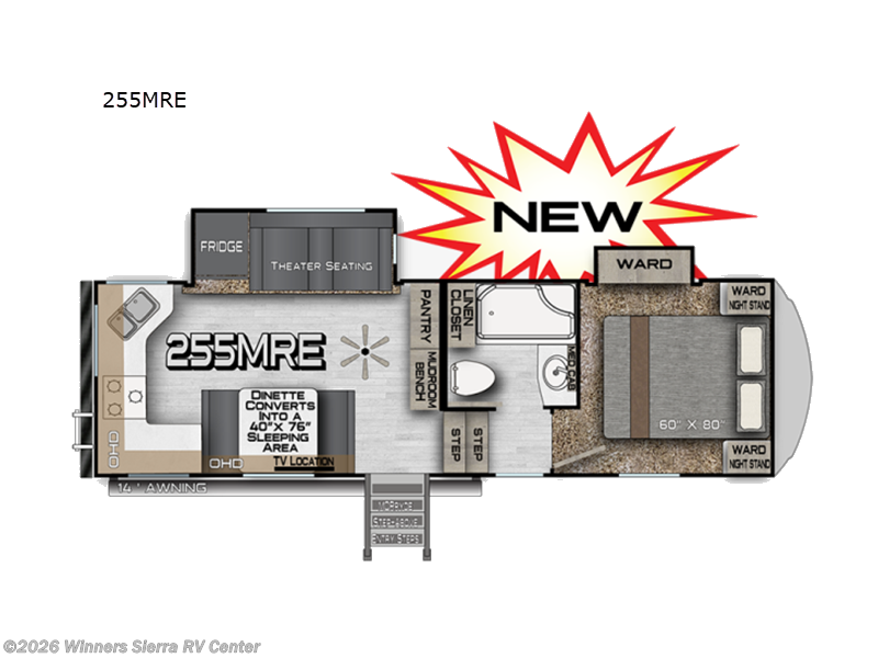 2026 Northwood Arctic Fox Rapid 255MRE - New Fifth Wheel For Sale by Winners Sierra RV Center in Colfax, California features Slideout