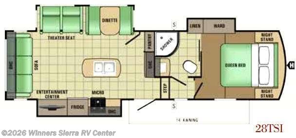 2017 Starcraft Solstice Super Lite 28TSI - Used Fifth Wheel For Sale by Winners Sierra RV Center in Colfax, California features Slideout