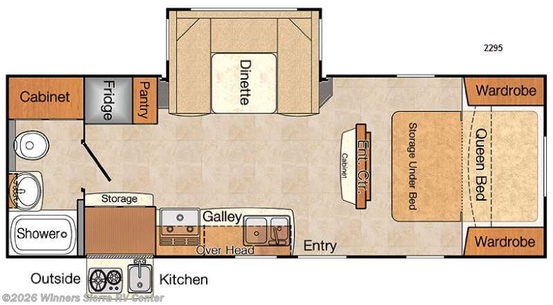 2016 Lance Lance Travel Trailers 2295 - Used Travel Trailer For Sale by Winners Sierra RV Center in Colfax, California features Slideout