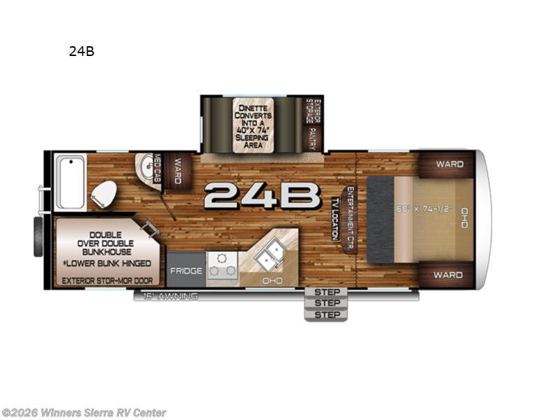 2023 Northwood Nash 24B - Used Travel Trailer For Sale by Winners Sierra RV Center in Colfax, California features Slideout
