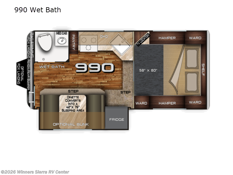 2023 Northwood Arctic Fox Camper 990 Wet Bath - Used Truck Camper For Sale by Winners Sierra RV Center in Colfax, California features Slideout