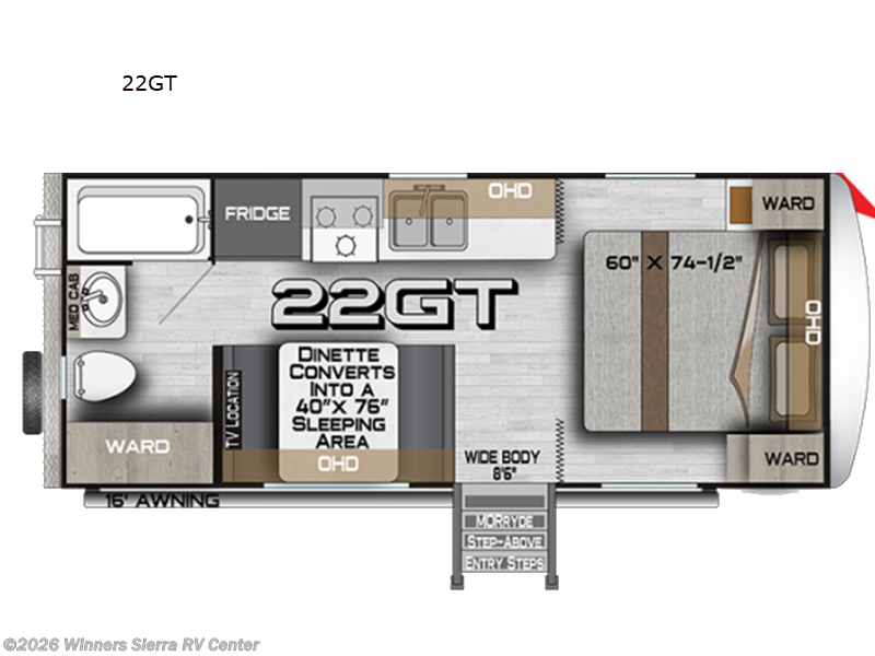 2027 Northwood Arctic Fox NXT 22GT - New Travel Trailer For Sale by Winners Sierra RV Center in Colfax, California