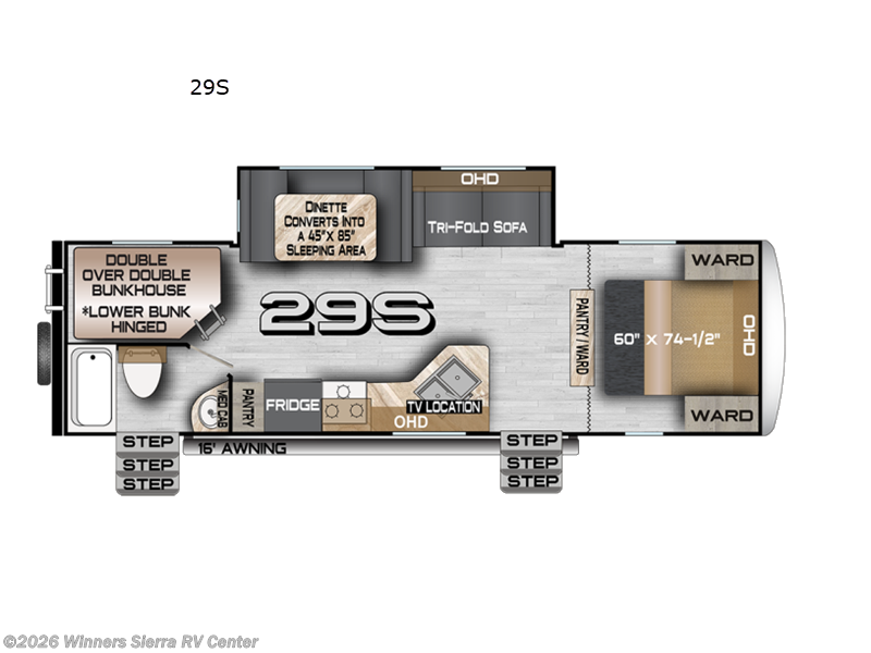 2027 Northwood Nash 29S - New Travel Trailer For Sale by Winners Sierra RV Center in Colfax, California features Slideout