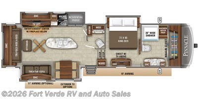 Used 2019 Jayco Pinnacle 36FTBS available in Camp Verde, Arizona