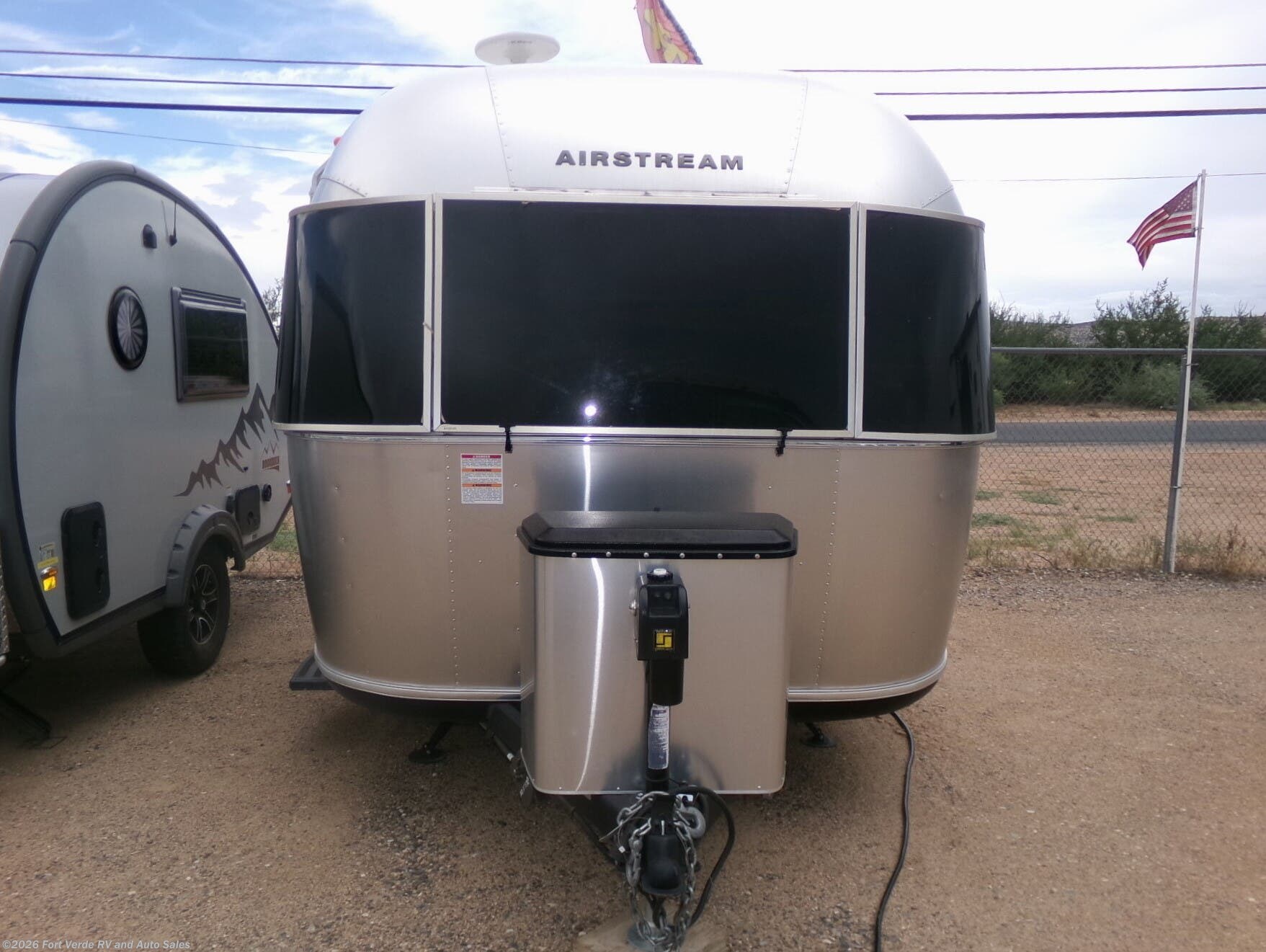 2023 Airstream Bambi 16RB - Used Travel Trailer For Sale by Fort Verde RV and Auto Sales in Camp Verde, Arizona features Awning, Hitch, Fire Extinguisher, Screen Door, Mini Blinds