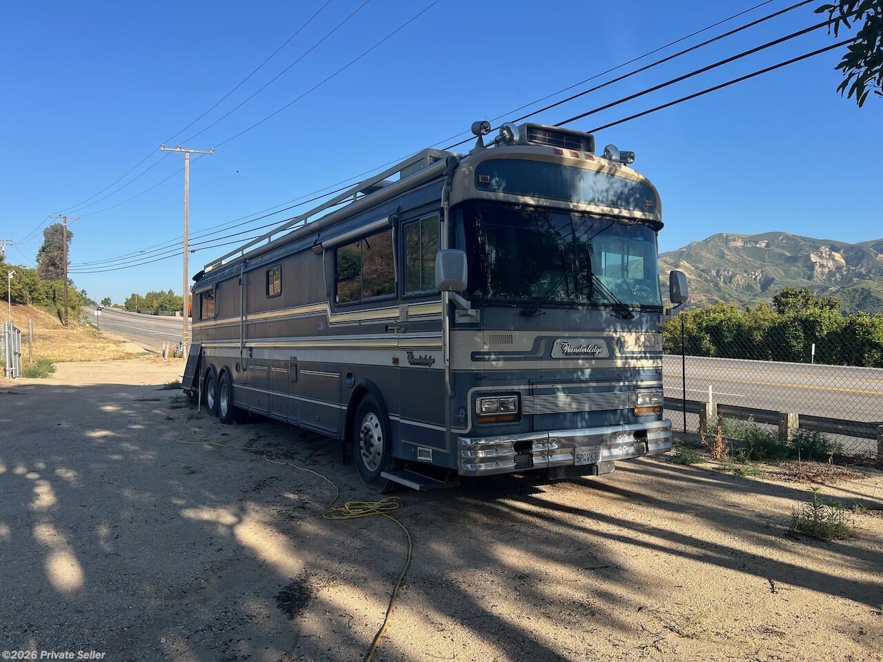 1985 Blue Bird Wanderlodge - Used Class A For Sale by For Sale By Owner in Camarillo, California features Smoke Detector, Glass Shower Door, Sofa Bed, 50 Amp Service, Icemaker