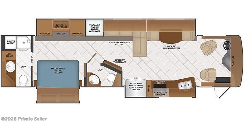 2020 Fleetwood Pace Arrow LXE- King bedroom 2 restrooms - Used Class A For Sale by For Sale By Owner in Rancho Cucamonga, California