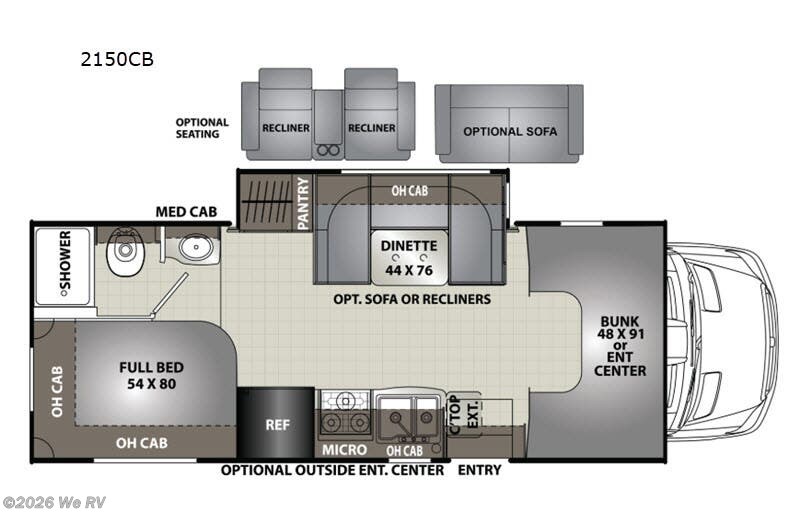 2020 Coachmen Prism 2150CB - Used Class C For Sale by We RV in Hemet, California features Slideout