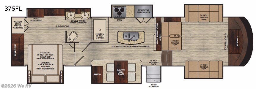 2017 Vanleigh Vilano 375FL - Used Fifth Wheel For Sale by We RV in Hemet, California features Slideout