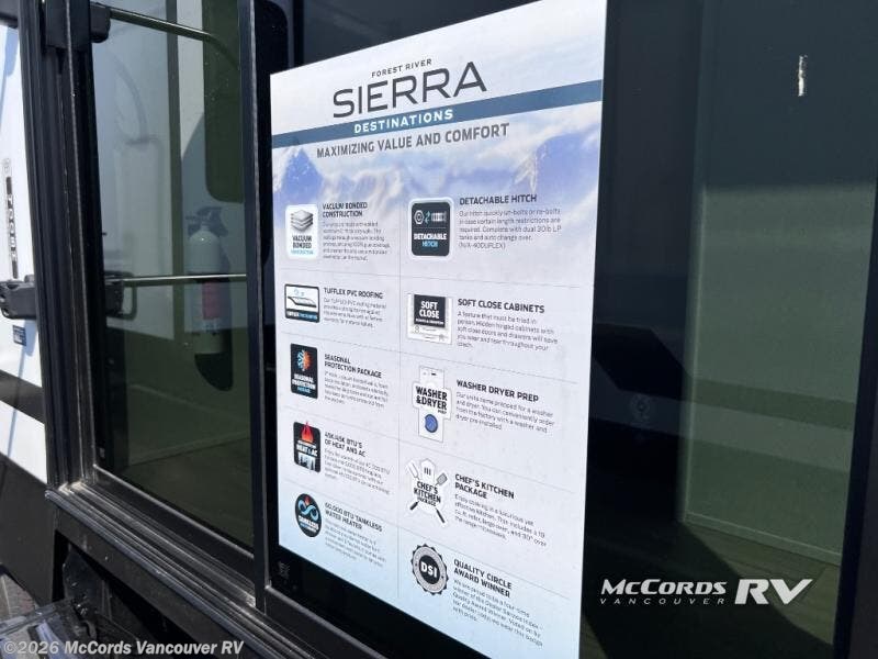 2025 Sierra Destination Trailers 400BH by Forest River from McCords Vancouver RV in Battle Ground, Washington
