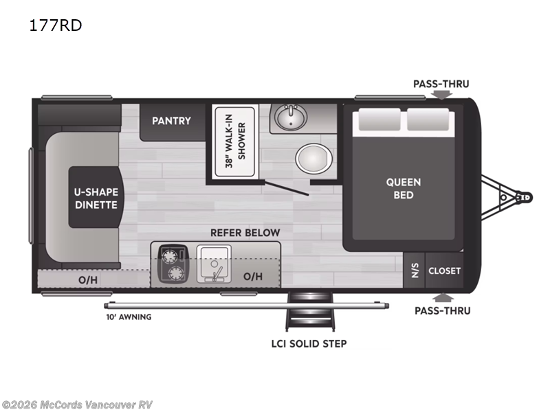 2022 Keystone Hideout Single Axle 177RD - Used Travel Trailer For Sale by McCords Vancouver RV in Battle Ground, Washington