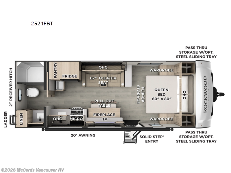 2027 Forest River Rockwood Mini Lite 2524FBT - New Travel Trailer For Sale by McCords Vancouver RV in Battle Ground, Washington