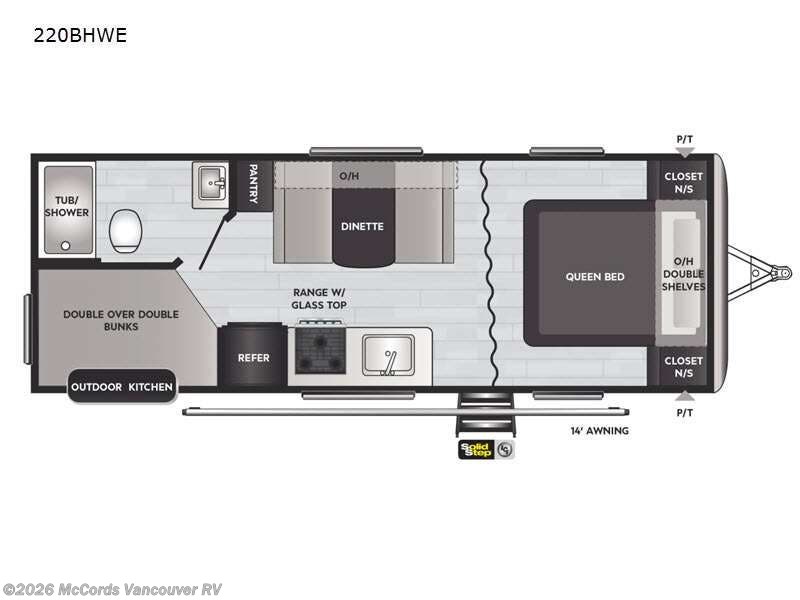 2022 Keystone Springdale 220BHWE - Used Travel Trailer For Sale by McCords Vancouver RV in Battle Ground, Washington