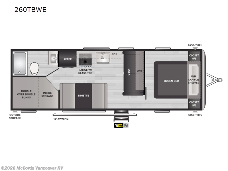 2022 Keystone Springdale 260TBWE - Used Travel Trailer For Sale by McCords Vancouver RV in Battle Ground, Washington