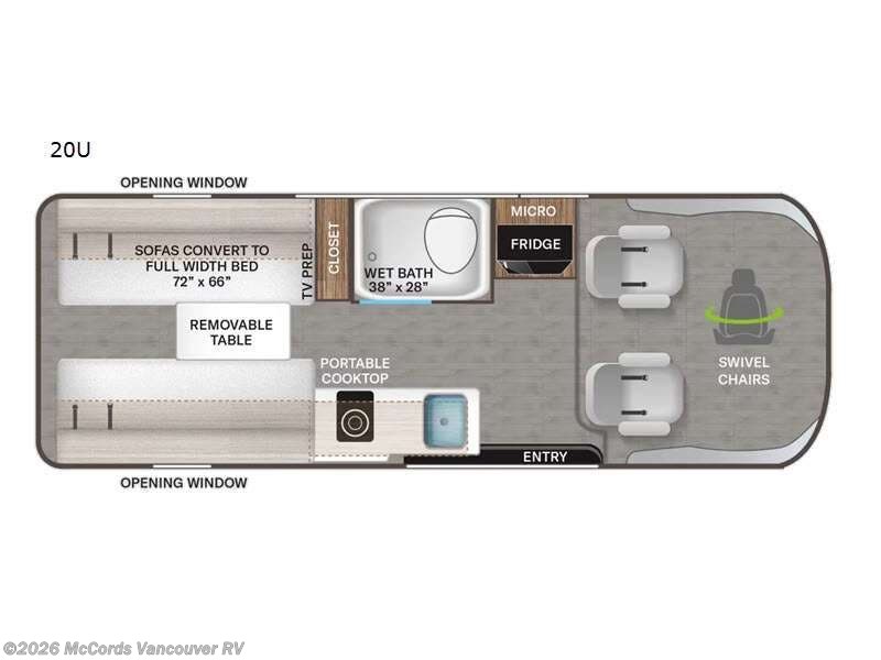 2027 Thor Motor Coach Sequence 20U - New Class B For Sale by McCords Vancouver RV in Battle Ground, Washington