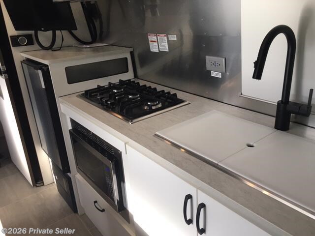 4.3CF Refrigerator, 3 Burner Gas Stove, Moen faucet with stainless steel sink, Microwave/Convection Oven