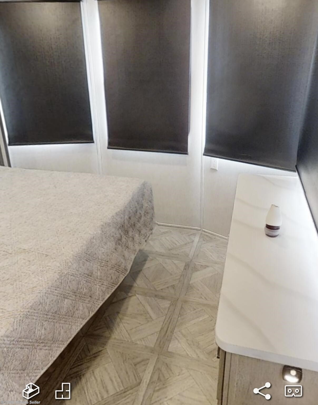 Entry to master bed room this is a 6 draw dresser at end of bed and entry way. 