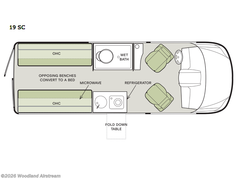 2022 Tiffin Cahaba 19 SC - Used Class B For Sale by Woodland Airstream in Clarkston, Michigan