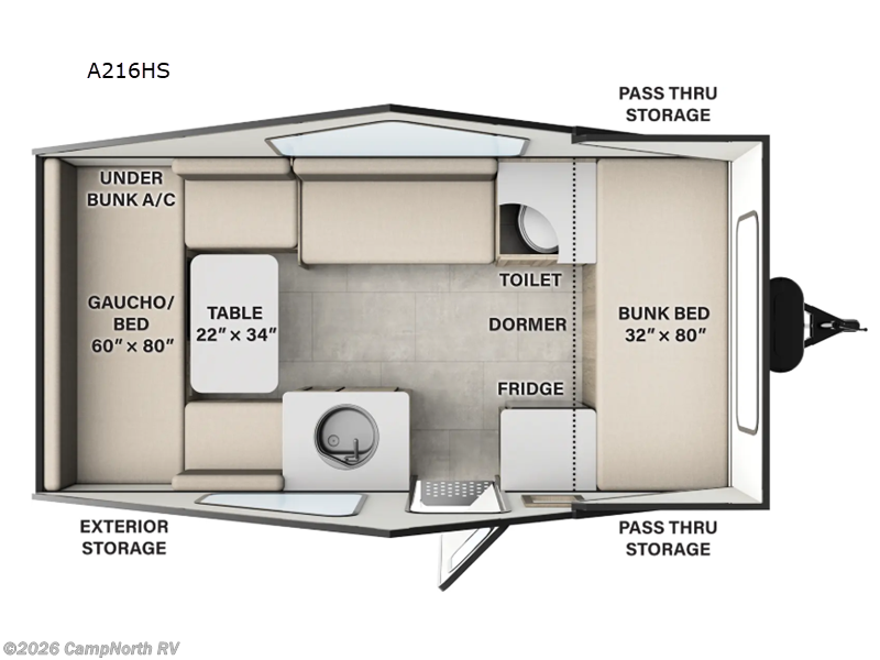 2026 Forest River Rockwood Hardside Series A216HS - New Popup For Sale by CampNorth RV in Schoolcraft, Michigan