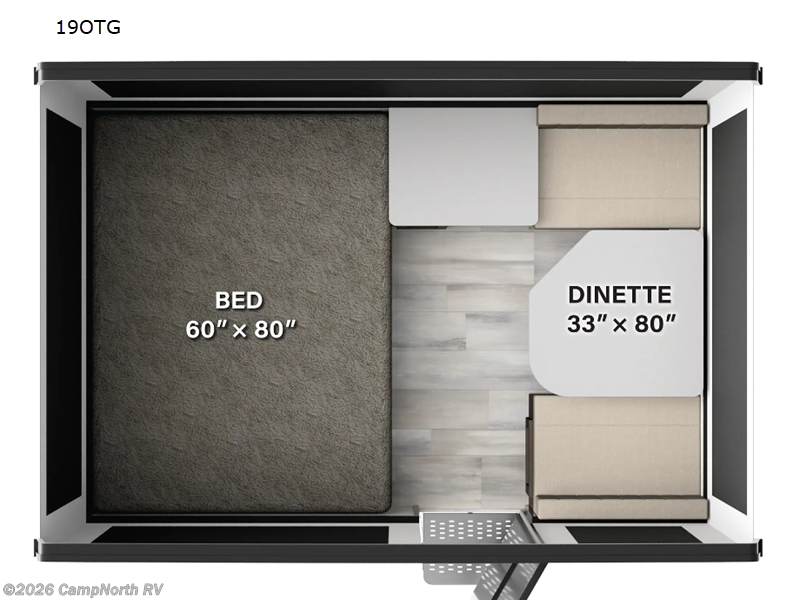 2026 Forest River Rockwood OTG 19OTG - New Popup For Sale by CampNorth RV in Schoolcraft, Michigan features Slideout