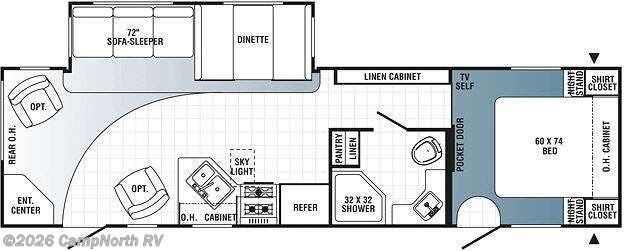 2011 Palomino Puma 31-RLSS - Used Travel Trailer For Sale by CampNorth RV in Schoolcraft, Michigan features Slideout