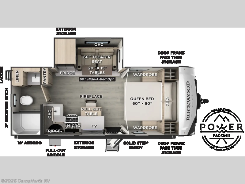 2027 Rockwood Mini Lite 2213s by Forest River from CampNorth RV in Schoolcraft, Michigan