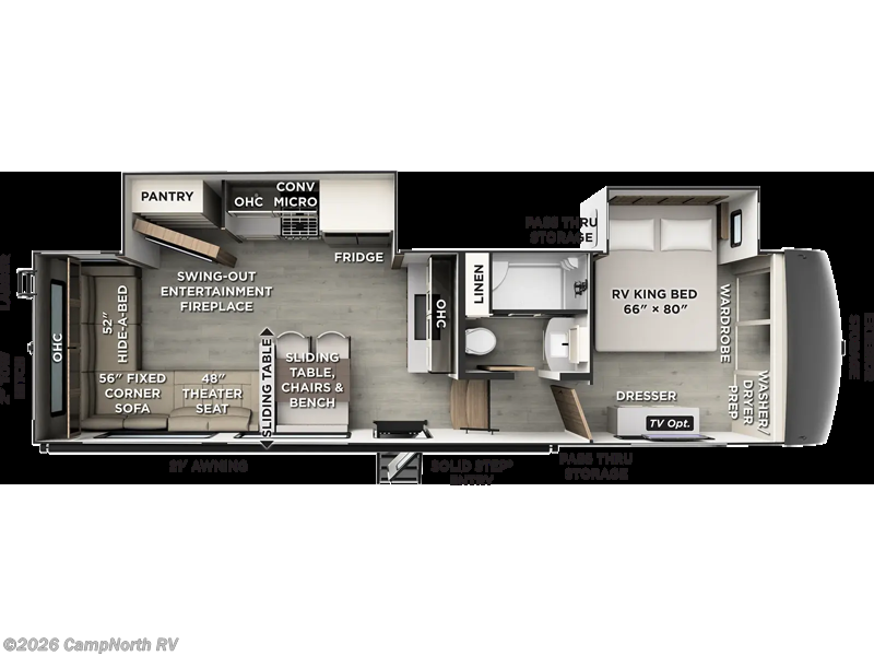2027 Forest River Rockwood Signature 332SRL - New Fifth Wheel For Sale by CampNorth RV in Schoolcraft, Michigan