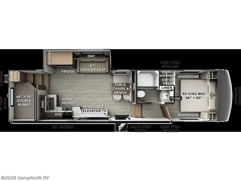 2027 Forest River Rockwood Signature 339SBH - New Fifth Wheel For Sale by CampNorth RV in Schoolcraft, Michigan