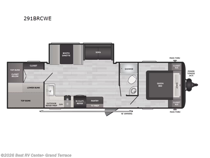 2025 Keystone Springdale Classic 291BRCWE - New Travel Trailer For Sale by Best RV Center- Grand Terrace in Grand Terrace, California features Slideout