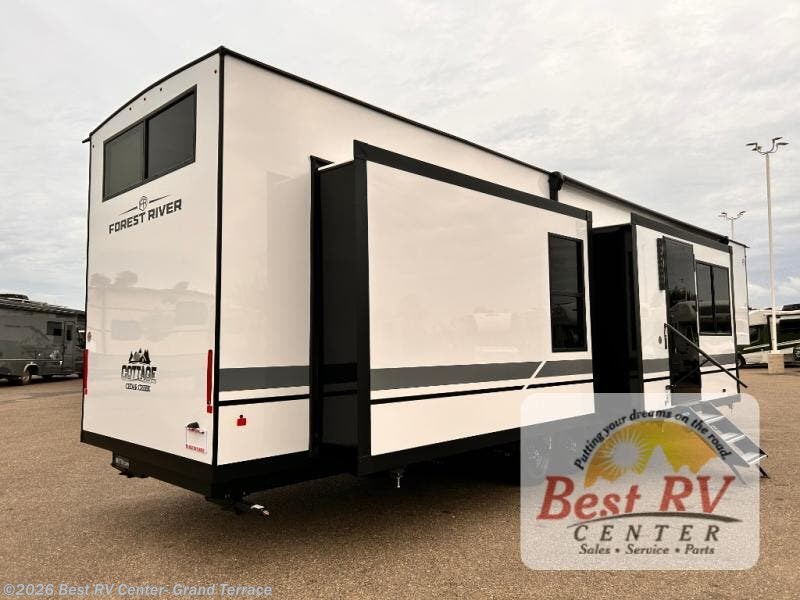 New 2026 Forest River Cedar Creek Cottage Fifth Wheels 413FWC available in Grand Terrace, California