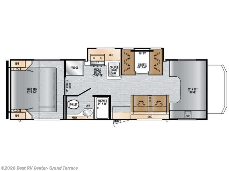 2026 East to West Entrada 2800S - New Class C For Sale by Best RV Center- Grand Terrace in Grand Terrace, California features Slideout