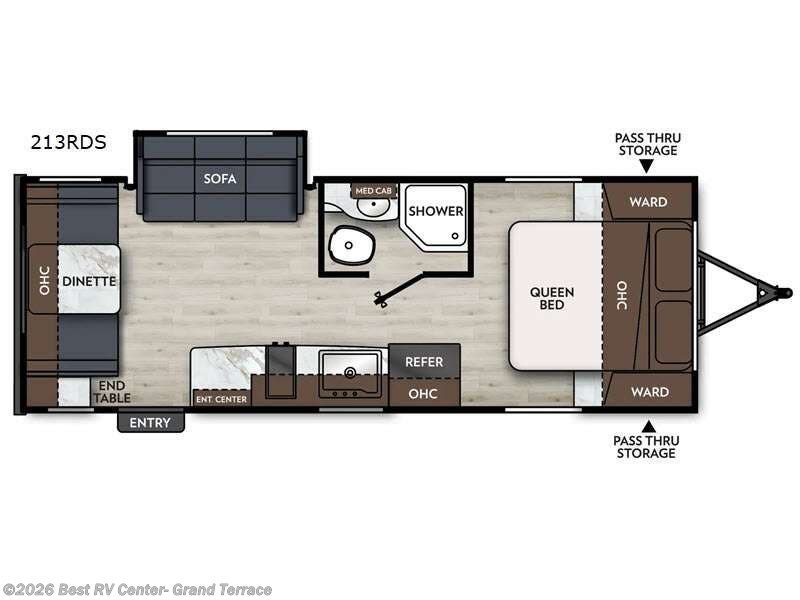 2026 Coachmen Apex Nano 213RDS - New Travel Trailer For Sale by Best RV Center- Grand Terrace in Grand Terrace, California features Slideout