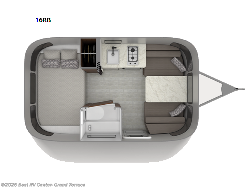 2024 Airstream Caravel 16RB - Used Travel Trailer For Sale by Best RV Center- Grand Terrace in Grand Terrace, California