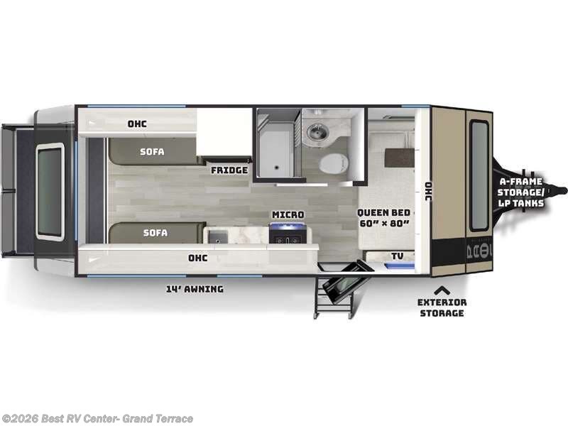 2026 Palomino Pause Reboot Edition 17.4 - AIR RIDE SUSPENSION - New Travel Trailer For Sale by Best RV Center- Grand Terrace in Grand Terrace, California