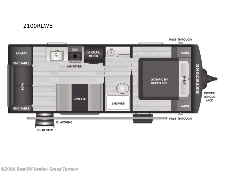 2027 Keystone Springdale 2100RLWE - New Travel Trailer For Sale by Best RV Center- Grand Terrace in Grand Terrace, California