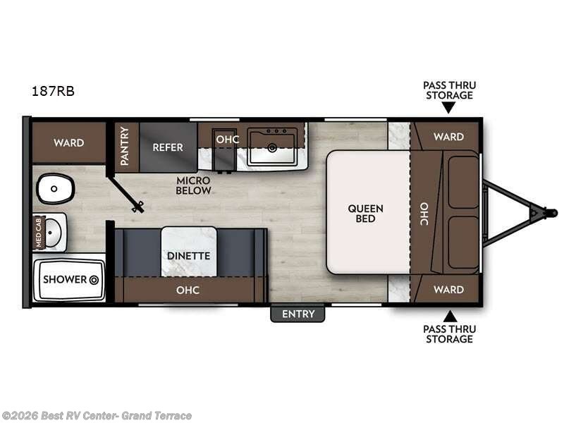 2027 Coachmen Apex Nano 187RB - New Travel Trailer For Sale by Best RV Center- Grand Terrace in Grand Terrace, California