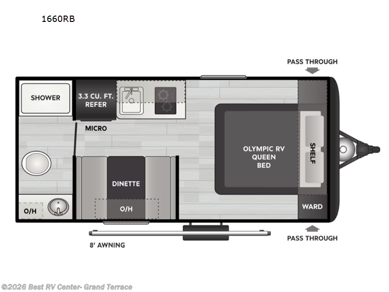 2027 Keystone Springdale Mini 1660RB - New Travel Trailer For Sale by Best RV Center- Grand Terrace in Grand Terrace, California